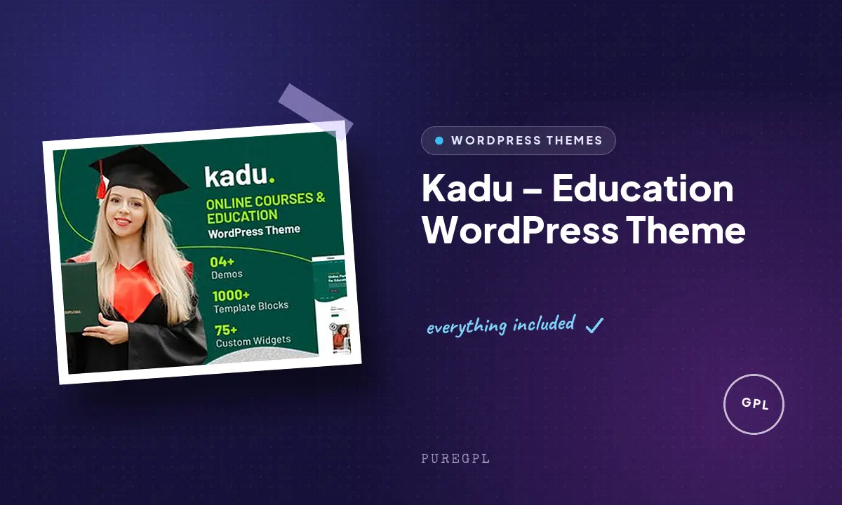 Kadu – Education WordPress Theme