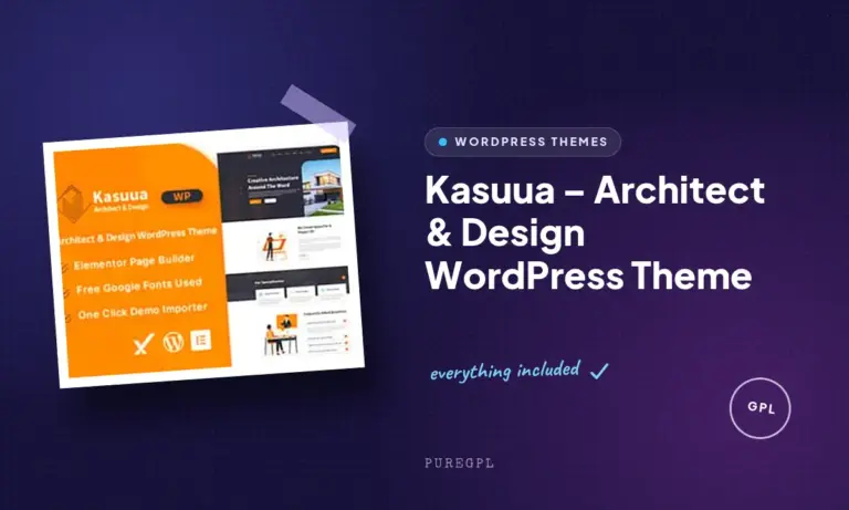 kasuua architect design wordpress theme