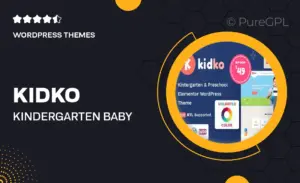 Kidko – Kindergarten & Baby Care WordPress Theme + RTL