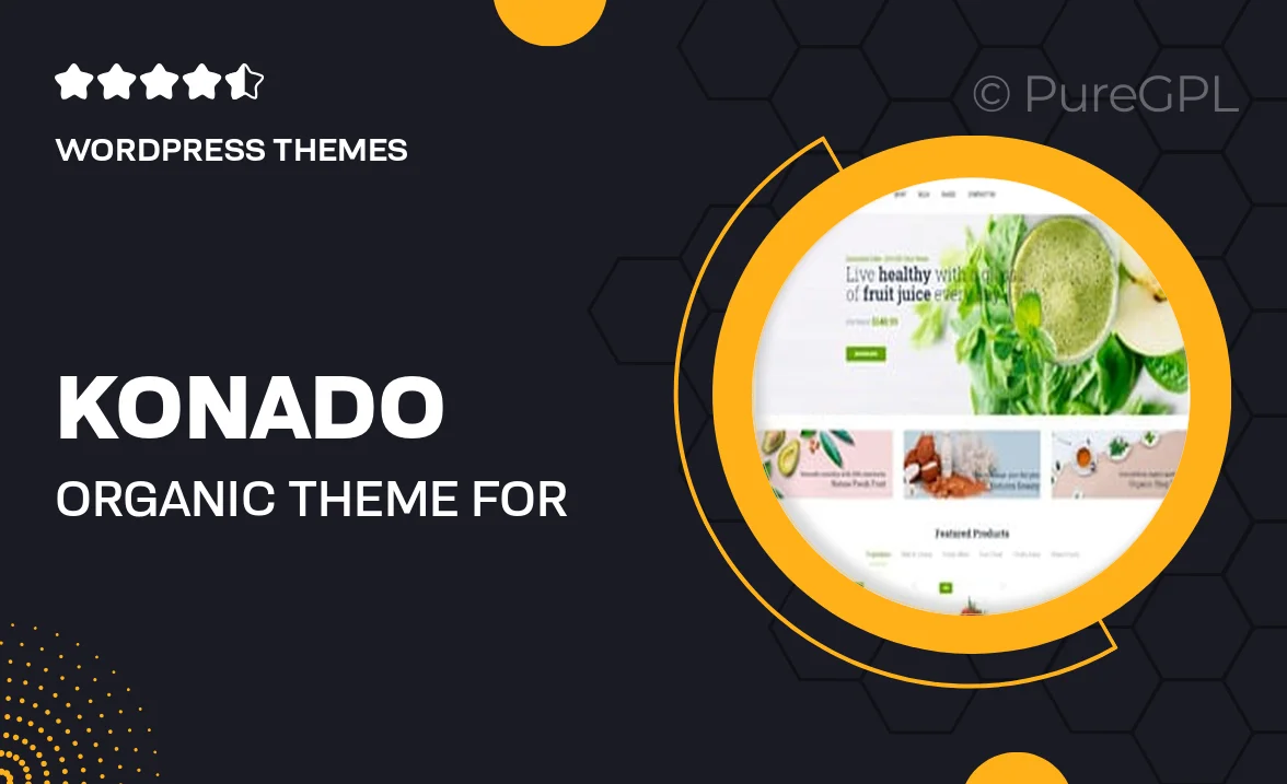 Konado – Organic Theme for WooCommerce WordPress