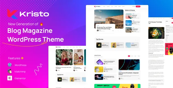 kristo modern magazine wordpress theme 1