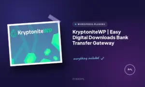 kryptonitewp easy digital downloads bank transfer gateway