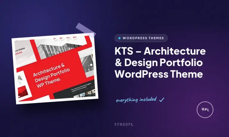 kts architecture design portfolio wordpress theme