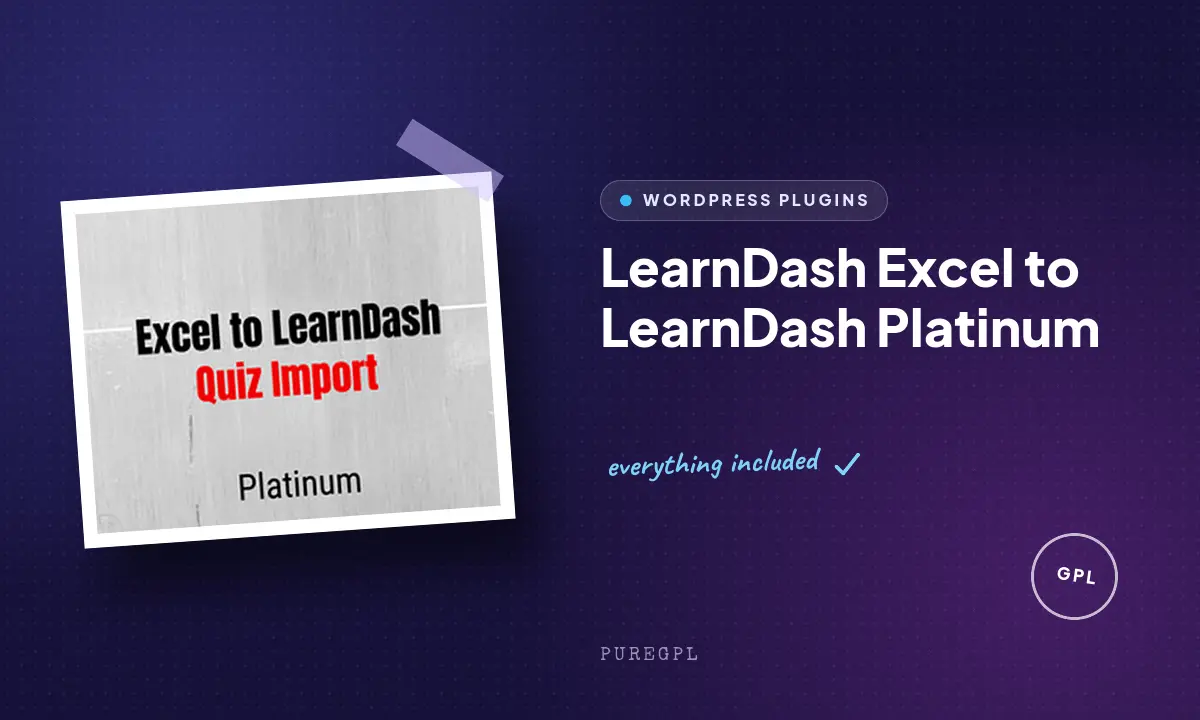 LearnDash Excel to LearnDash Platinum