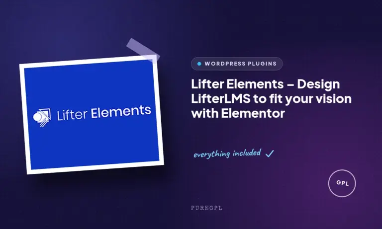 lifter elements design lifterlms to fit your vision with elementor