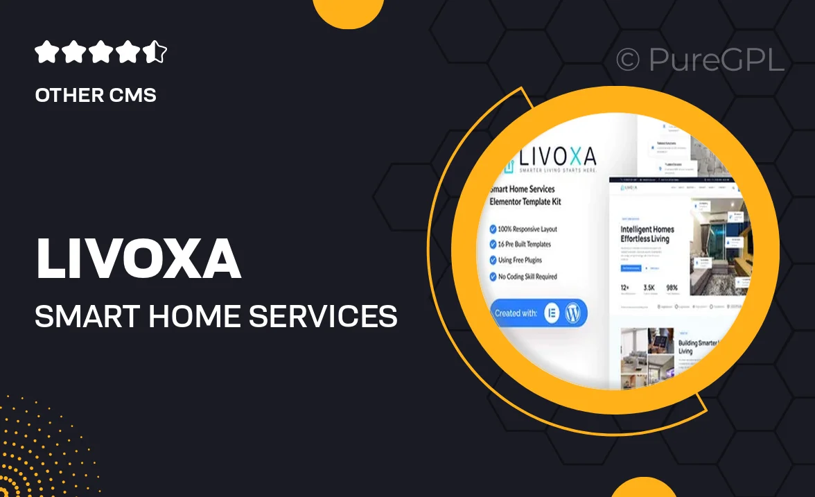 LivoXa – Smart Home Services Elementor Template Kit