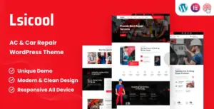 Lsicool – AC & Car Repair WordPress Theme