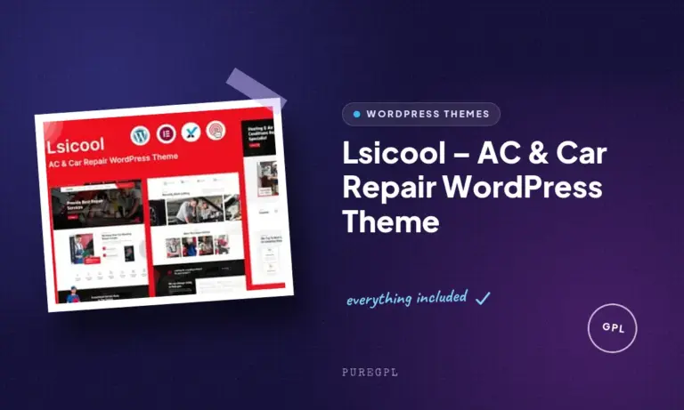 lsicool ac car repair wordpress theme