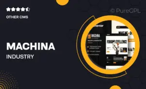 Machina – Industry & Manufacture Elementor Template Kit