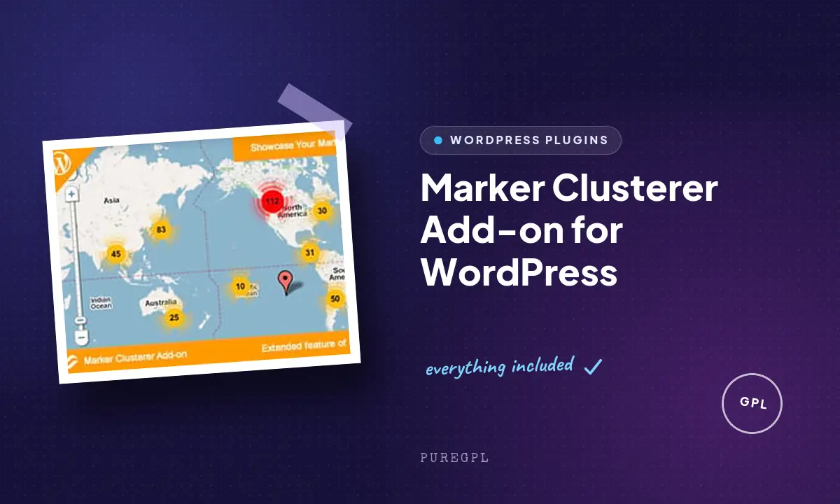 Marker Clusterer Add-on for WordPress