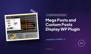 mega posts and custom posts display wp plugin