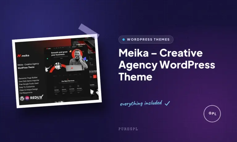 meika creative agency wordpress theme