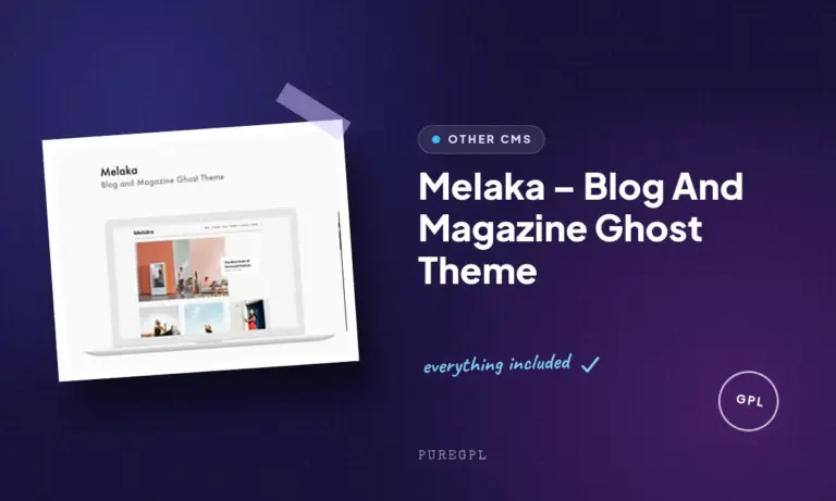 melaka blog and magazine ghost theme