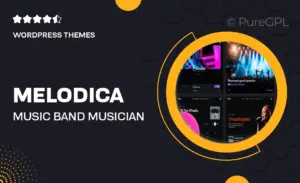 Melodica – Music Band & Musician WordPress Theme