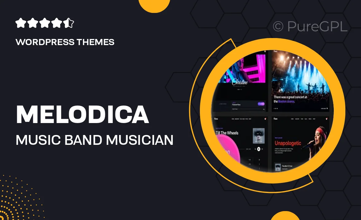 Melodica – Music Band & Musician WordPress Theme