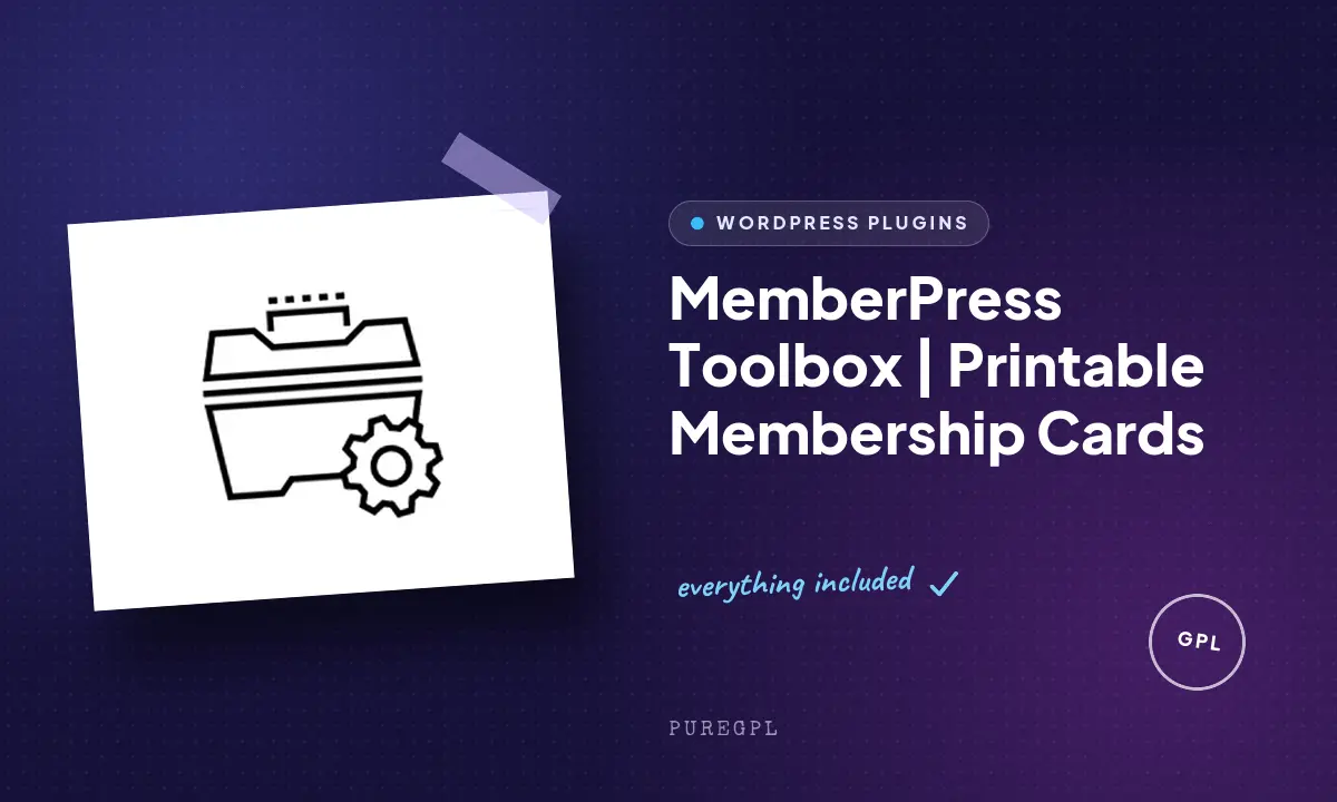 MemberPress Toolbox | Printable Membership Cards