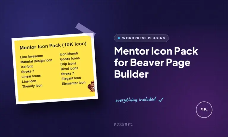 mentor icon pack for beaver page builder