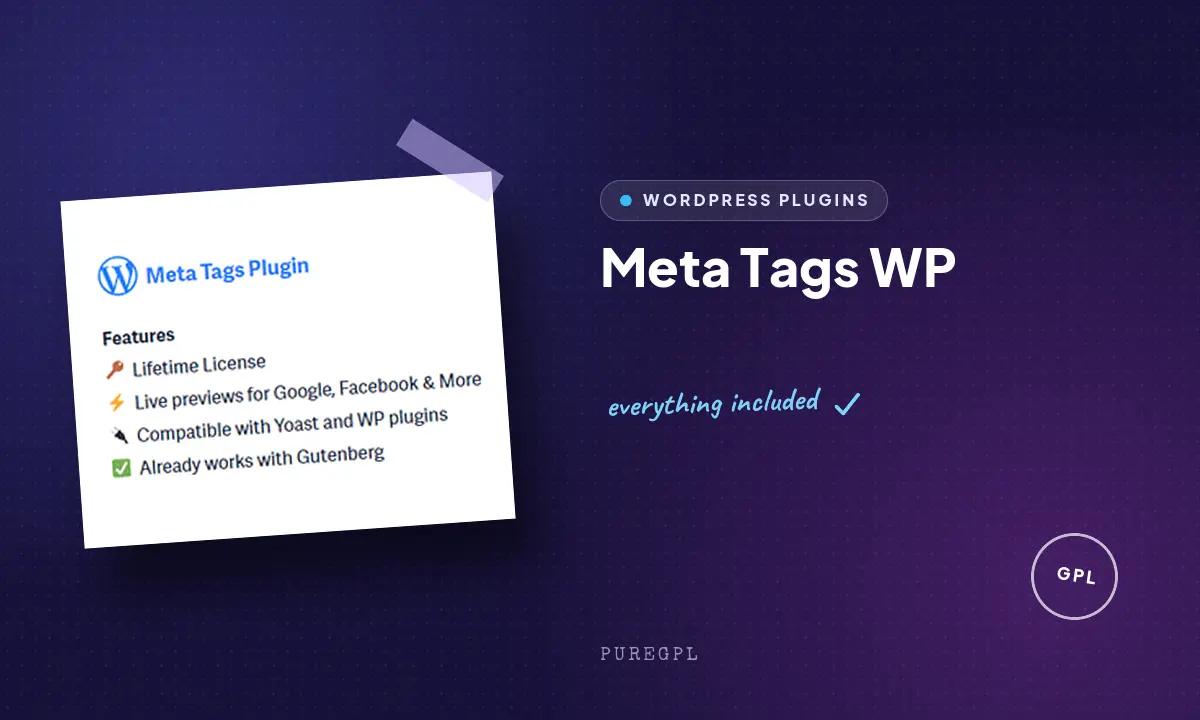 Meta Tags WP