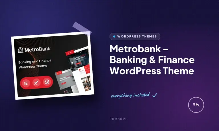 metrobank banking finance wordpress theme