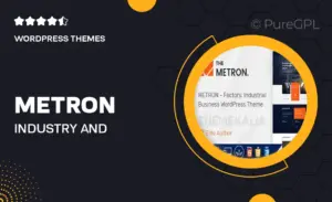 Metron – Industry and Construction WordPress Theme