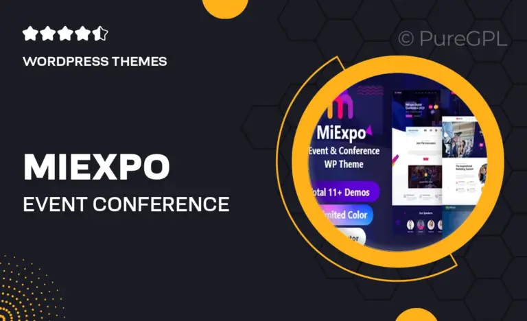 miexpo event conference elementor wordpress theme