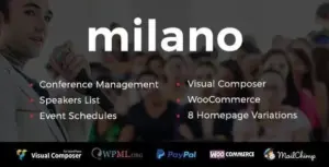 Milano – Event & Conference WordPress Theme