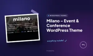 milano event conference wordpress theme