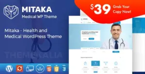 Mitaka – Medical WordPress Theme