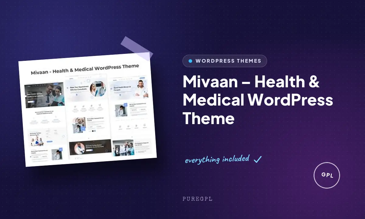 Mivaan – Health & Medical WordPress Theme