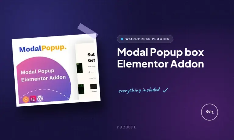 modal popup box elementor addon