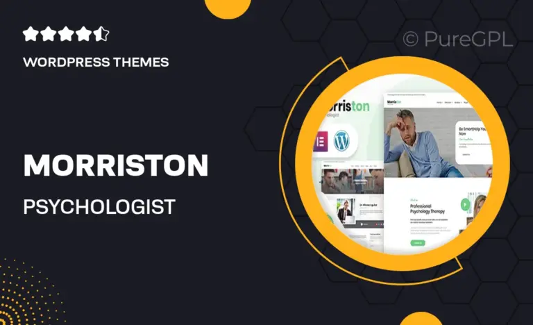 morriston psychologist counseling wordpress theme