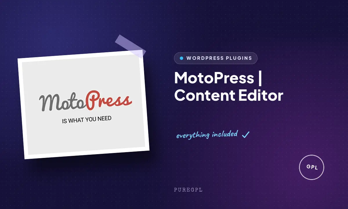 MotoPress | Content Editor