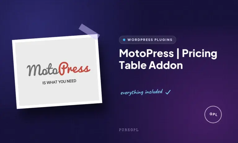 motopress pricing table addon