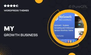 My Growth – Business Consulting and Professional Services WordPress Theme