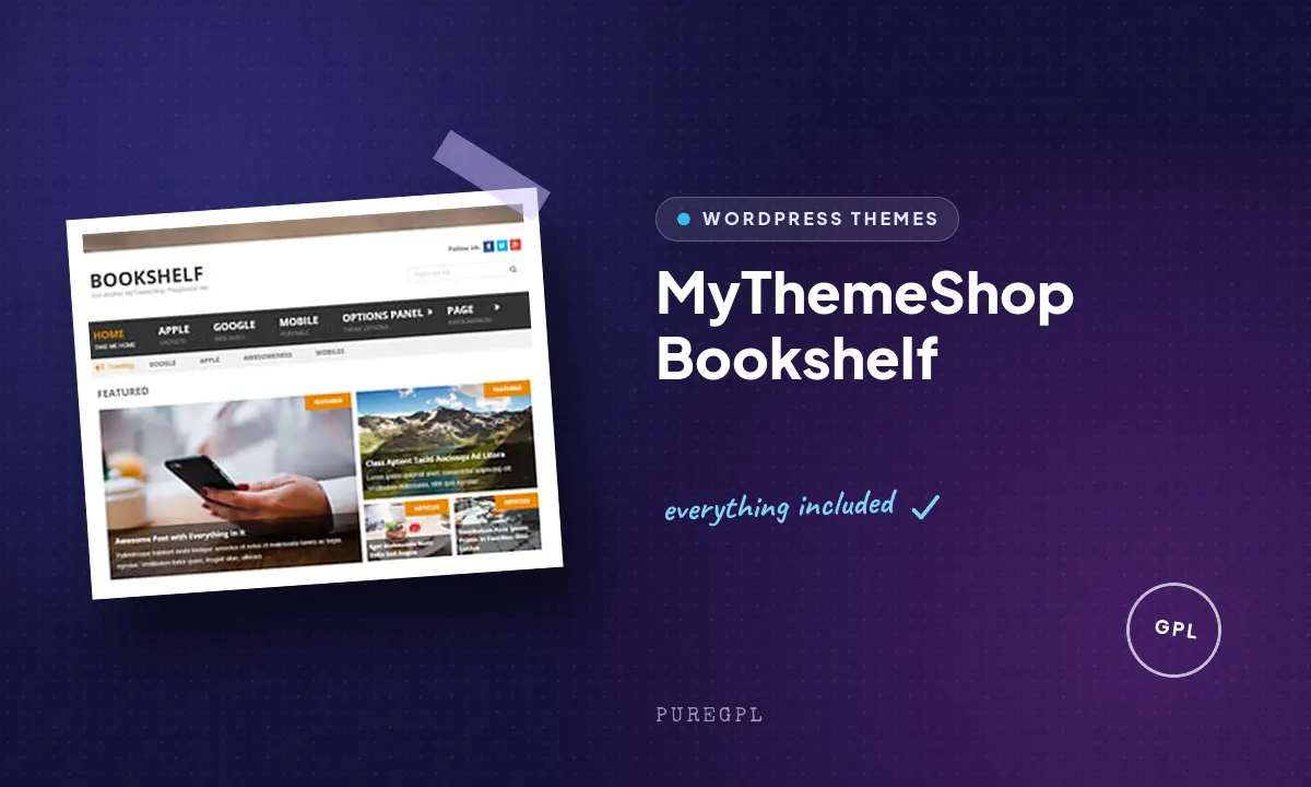 Mythemeshop | Bookshelf