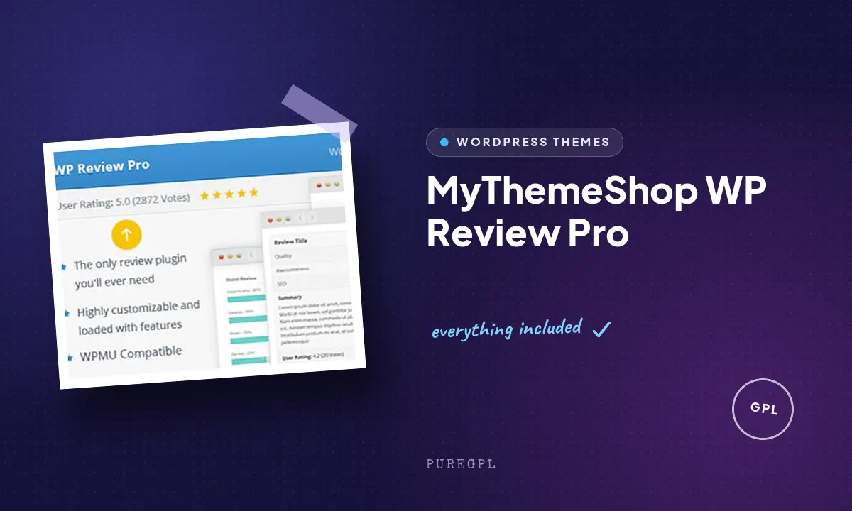 MyThemeShop WP Review Pro