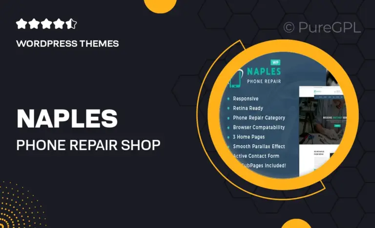 naples phone repair shop wordpress theme