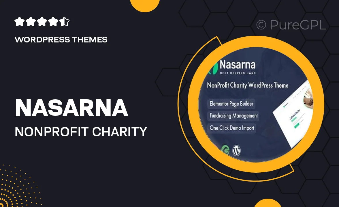 Nasarna – NonProfit Charity WordPress Theme