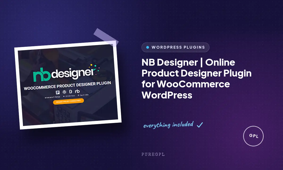 NB Designer | Online Product Designer Plugin for WooCommerce WordPress