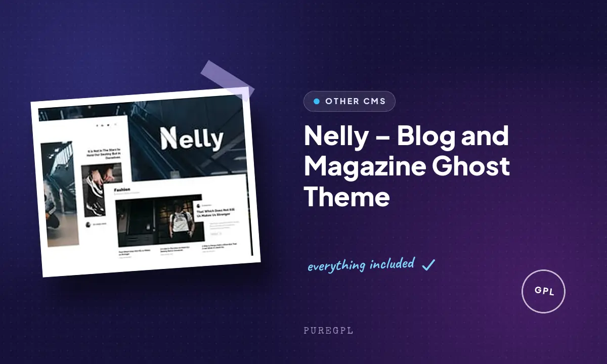 Nelly – Blog and Magazine Ghost Theme