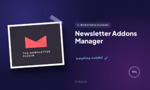 newsletter addons manager