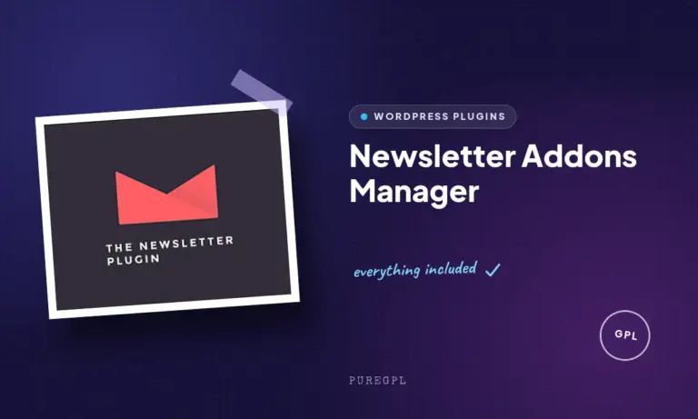 newsletter addons manager