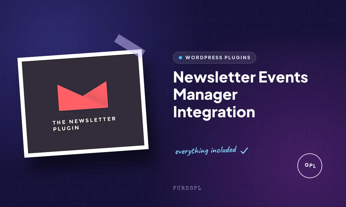 Newsletter | Event Manager Integration
