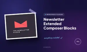 newsletter extended composer blocks
