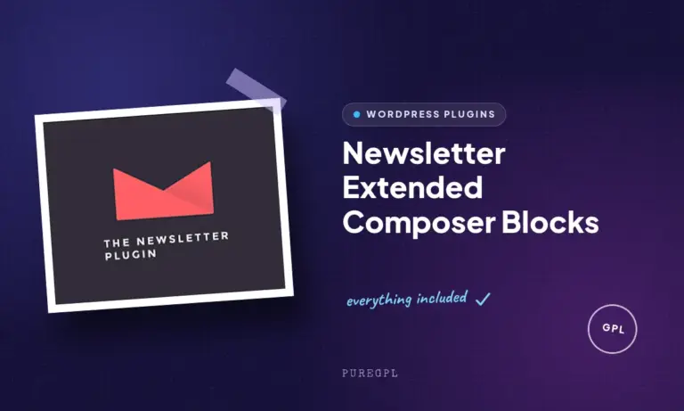 newsletter extended composer blocks