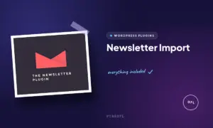 newsletter import