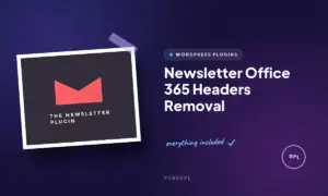 newsletter office 365 headers removal