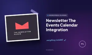 newsletter the events calendar integration 1