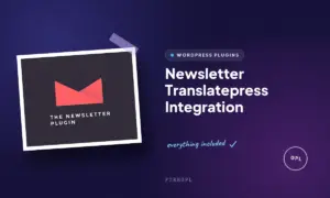 newsletter translatepress integration