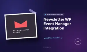 newsletter wp event manager integration